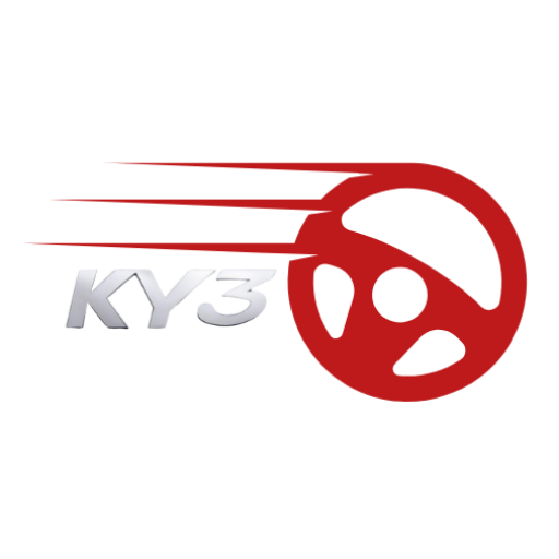 Logo oficial rojo de Volantes KY3